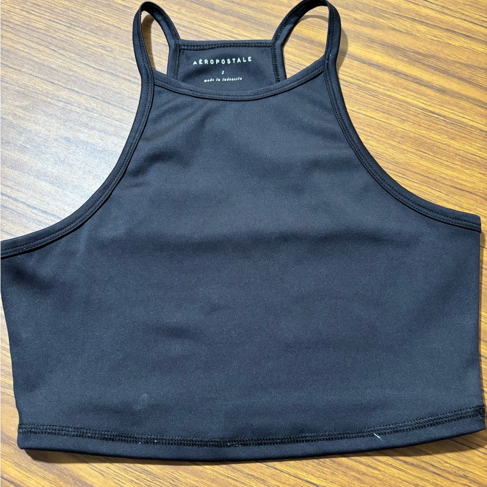 Aeropostale Black Sports Bra Racerback Intimates